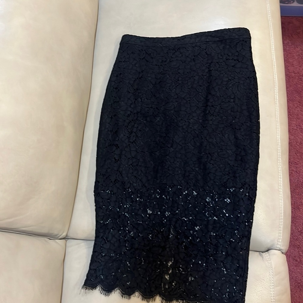 Bardot lace skirt